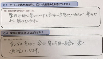 金光カイロプラクティック お客様のお悩み15