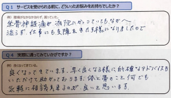 金光カイロプラクティック お客様のお悩み17